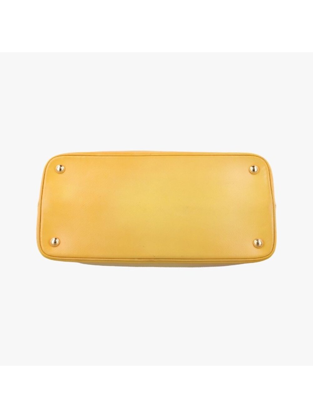 Prada Open Promenade Yellow Saffiano Patent 31 Messenger Bag - Picture 3 of 15